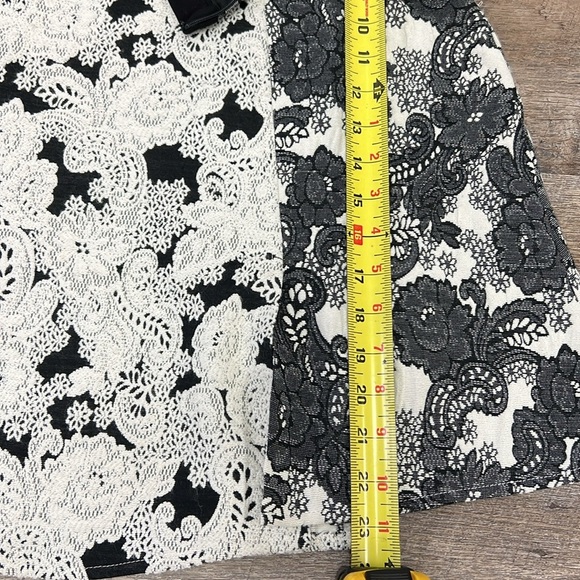 Anthropologie Eva Franco Floral Lace A-Line Skirt Size 2 - Picture 8 of 10